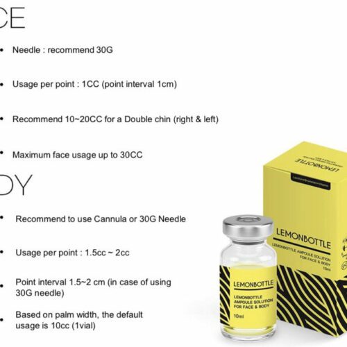 Lemon Bottle 5x10ml Vials